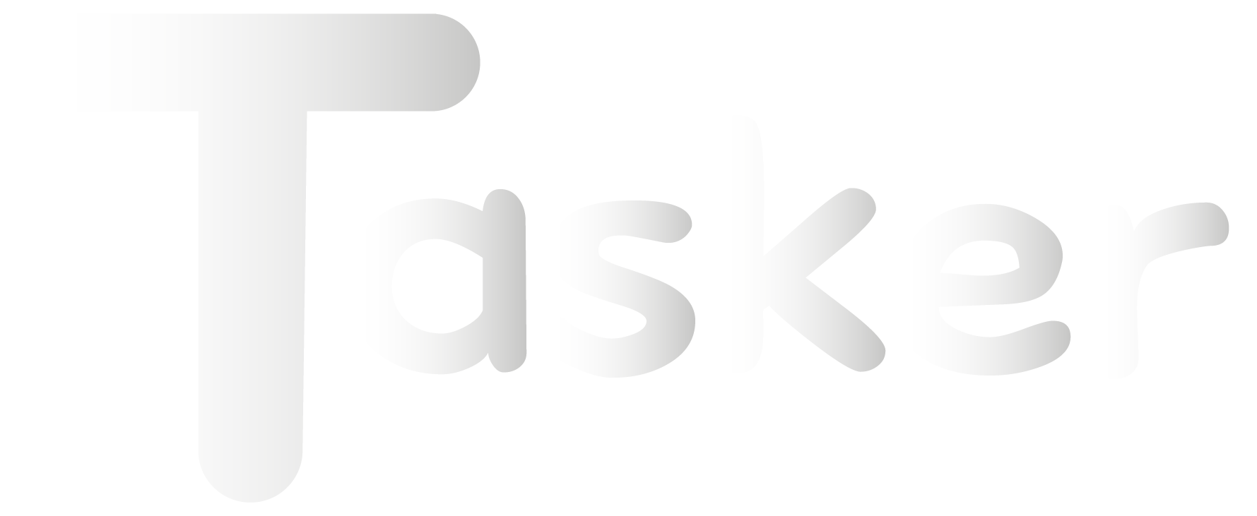 Tasker Logo White Text